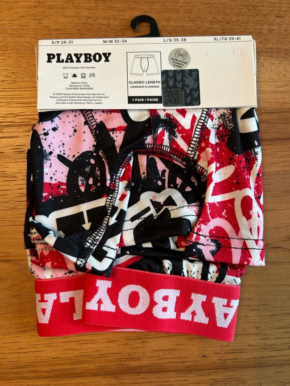 Playboy Men’s Underwear Boxer Brief Lot Of 2 Size Small (28-31)